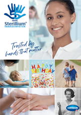 55 Jahre Sterillium Poster mit Pflegerin