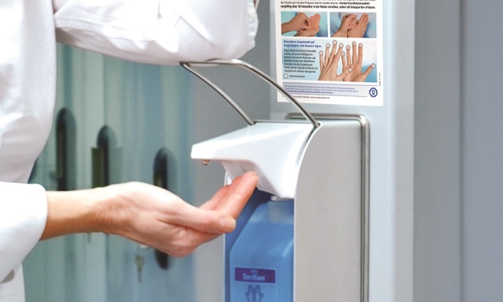 Sterilium Hartmann Bode hand disinfection