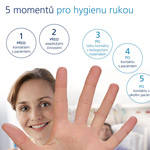Klikněte a stáhněte si plakát s uvedením 5 situací podle WHO, kdy je nezbytné provést hygienickou dezinfekci rukou