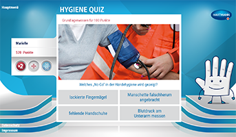 Hygiene Quiz Screenshot 