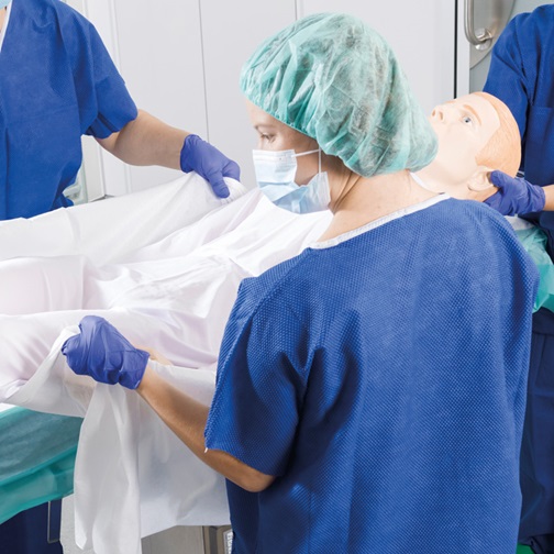 Bezpečný přenos a polohování pacienta na operačním sále