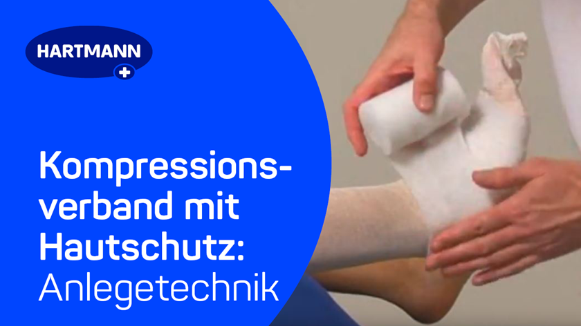 Video "Kompressionsverband mit Hautschutz: Anlegetechnik"