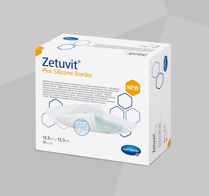 Zetuvit Plus Silicone Border product box